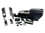 15-22 Ford F150 Super Duty Center Console Black Platinum Red Stitch w/o Shifter