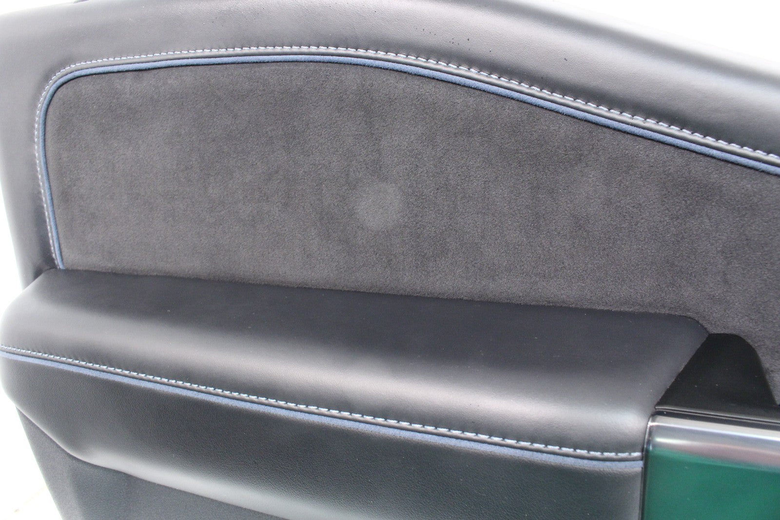 2023-2026 Ford Super Duty Platinum Front Door Panels Set | Black Onyx & Blue OEM