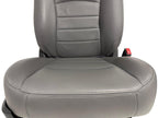 2009 - 2018 Dodge Ram Seats Set Crew Cab, Alea Gray Leather w/ OEM Power Driver