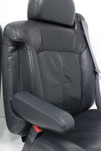1999 - 2002 GMC Sierra Chevy Silverado Seats, Graphite Off-Black Leather, Power