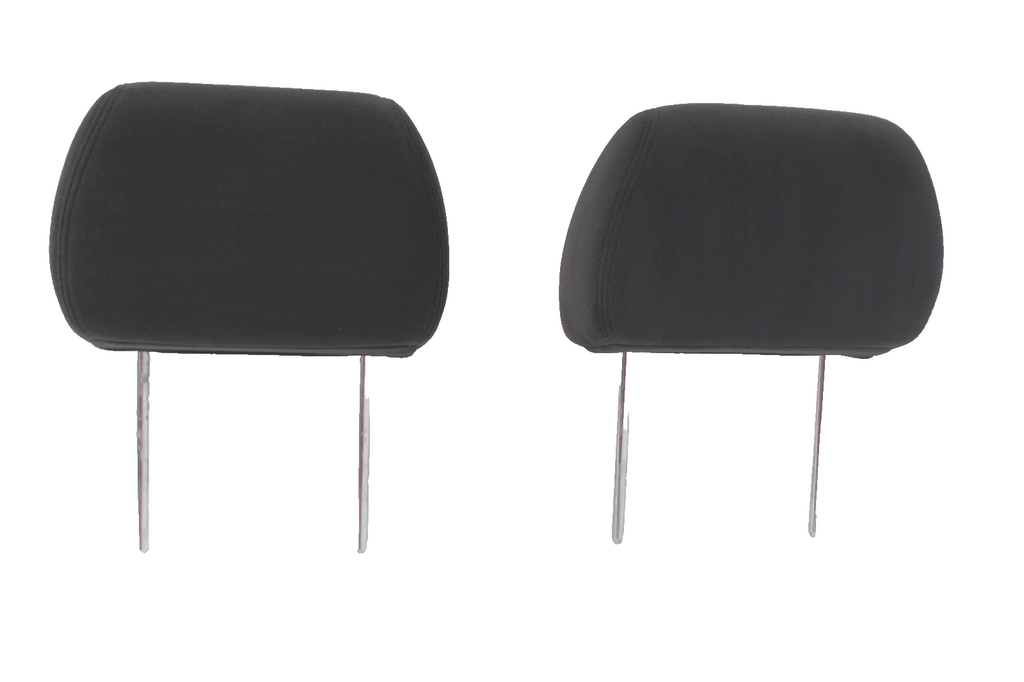 2007-2014 Silverado Tahoe Suburban Front Seat Headrests Set, Black Cloth 2-Way