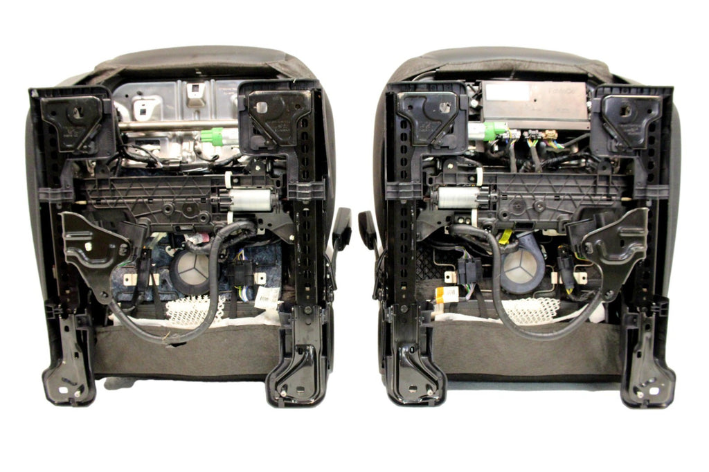 2015-2023 Ford Mustang Seats Set, Shelby GT500 Coupe Black Leather Heated Cooled