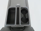 15-22 Ford Truck Center Console & Install Kit w/o Shifter - Black Leather XLT