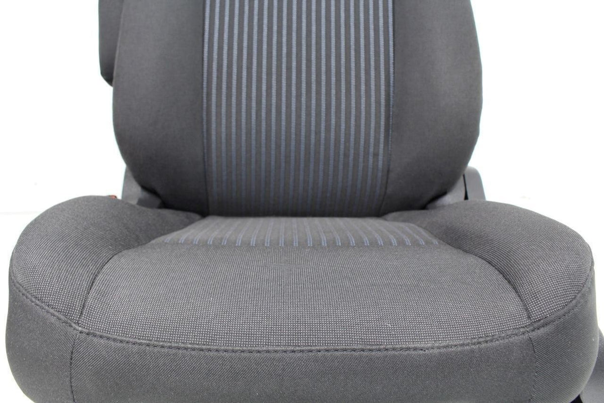 2015 - 2026 Ford Transit Seats, Black Charcoal Cloth Manual w/ Dual Armrests