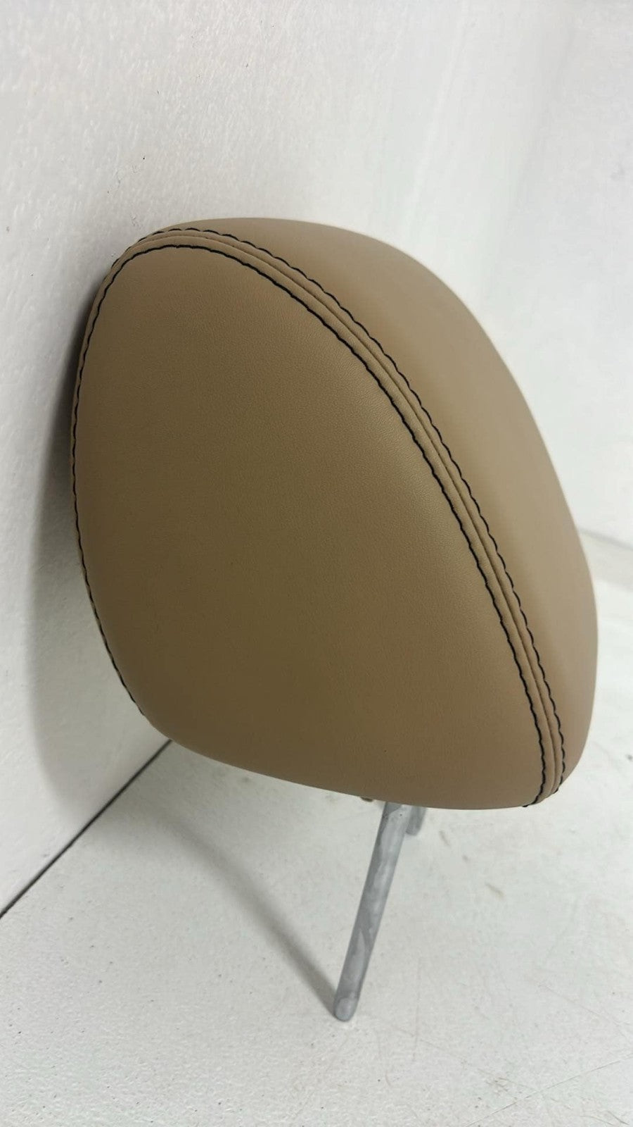 2011 - 2014 OEM Ford F150 Headrest, Front, Camel Tan Leather, Black Stitching