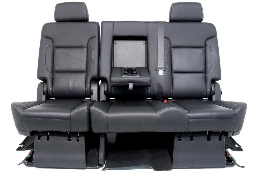 2015-2020 Yukon XL Suburban 2nd Row Bench Seat LTZ Black Leather Heat Perf Power