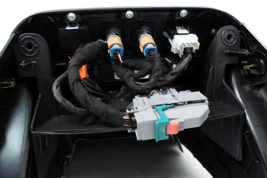 2014 - 2019 Chevy Sierra Silverado Center Console, OEM Black w Wireless Charging