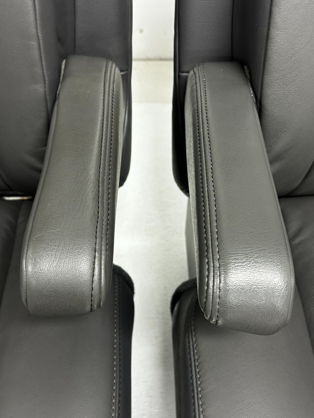 1999 - 2006 Chevy Silverado Front Seats, LT New Leather Dark Pewter Power Heated
