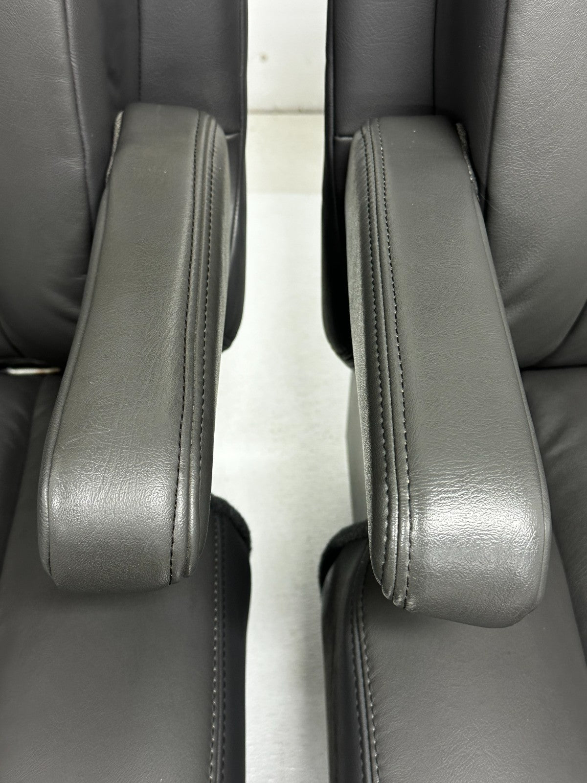 1999 - 2006 Chevy Silverado Front Seats, LT New Leather Dark Pewter Power Heated
