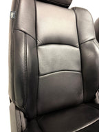 2002 - 2018 Dodge Ram Seats Set, Crew Cab Katzkin Black Leather Powered Heated