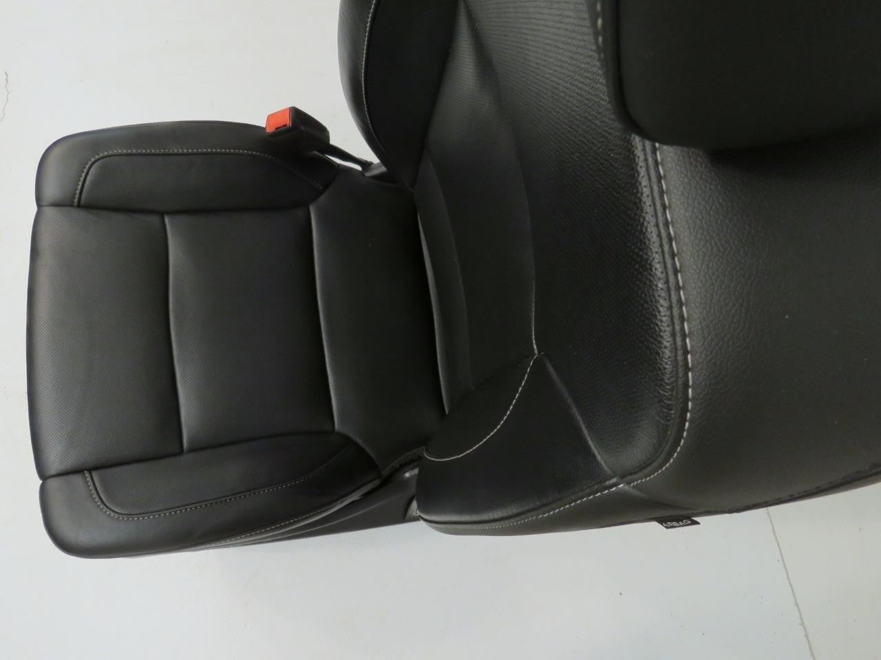 2014 - 2019 GM Sierra Silverado LTZ Seats, Front Rear Black Leather, Heat & Cool