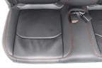 2018 - 2025 Wrangler JL 2-Door Rear Seat, Black Leather w/ Rubicon Red Stitching