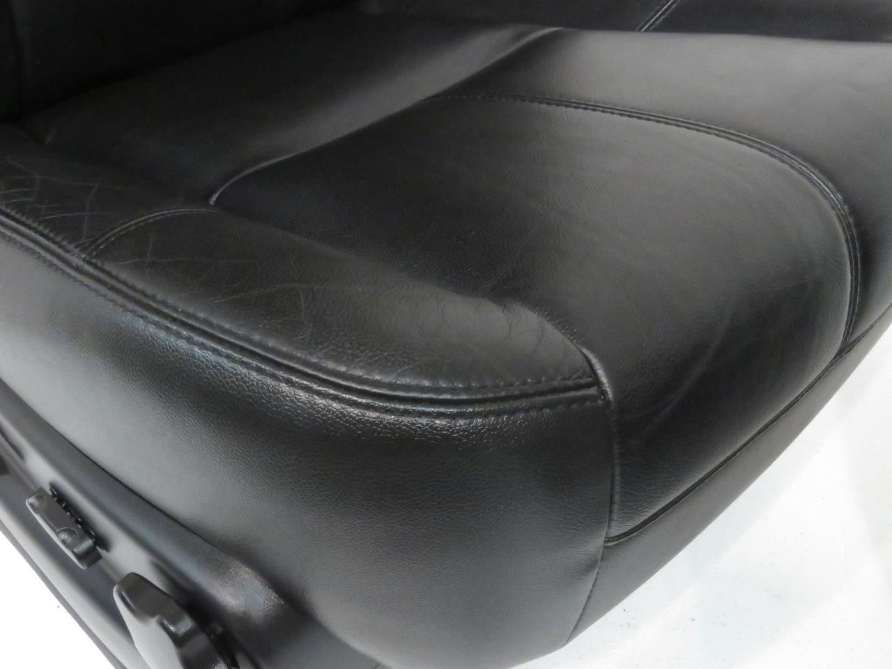 2007 - 2014 Sierra Silverado Front Seats, LT2 Black Leather, Heated & Powered