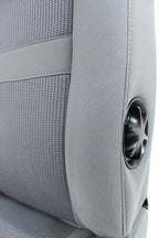 2006 - 2009 Dodge Ram Powered Drivers Seat, OEM YES Slate Gray Cloth w/ Lumbar