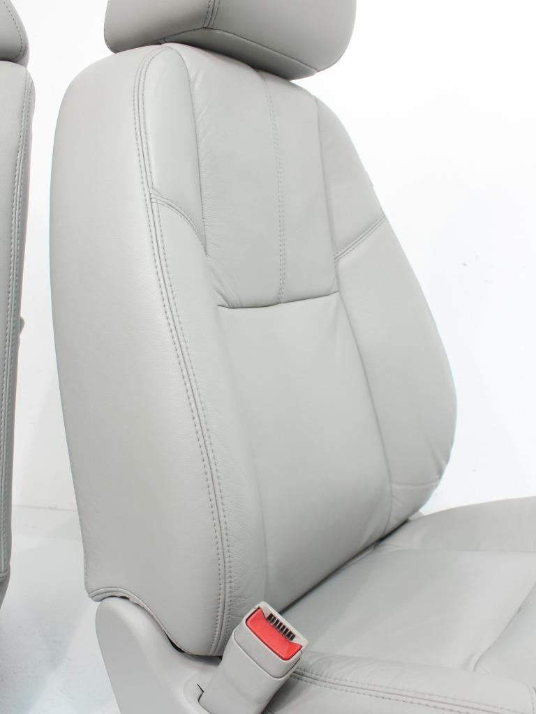 2007 - 2014 Sierra Silverado Front Seats, LT2 Gray Leather, Heated & Powered