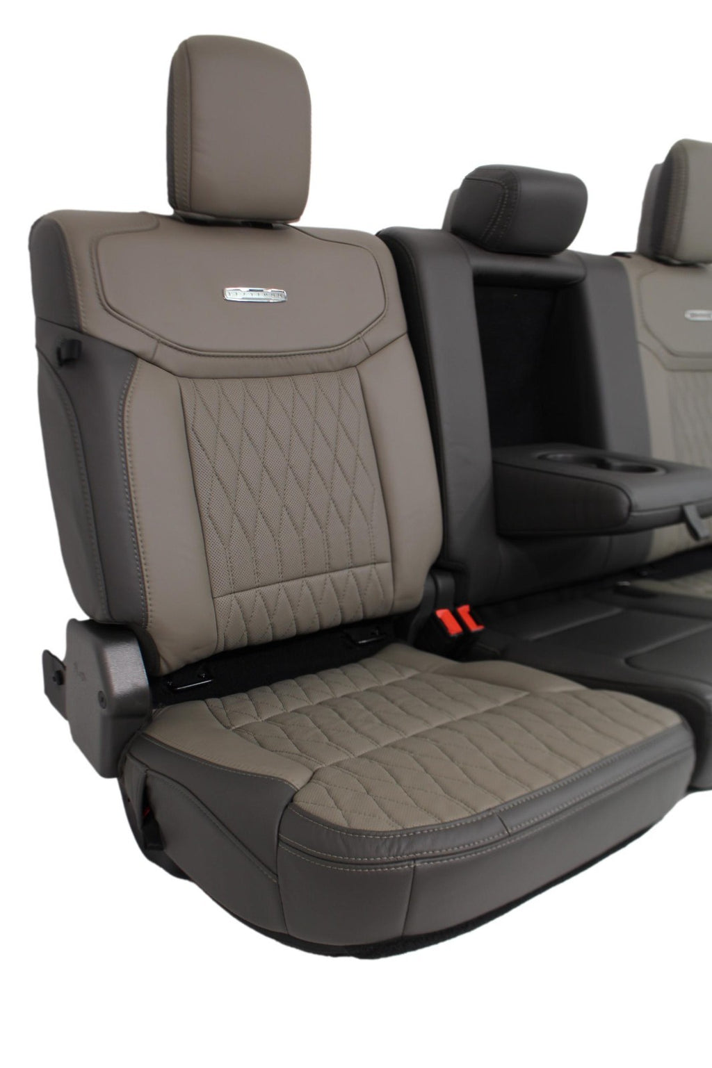 2021 - 2026 F150 & Super Duty Platinum Plus Rear Seat, Smoked Truffle Leather