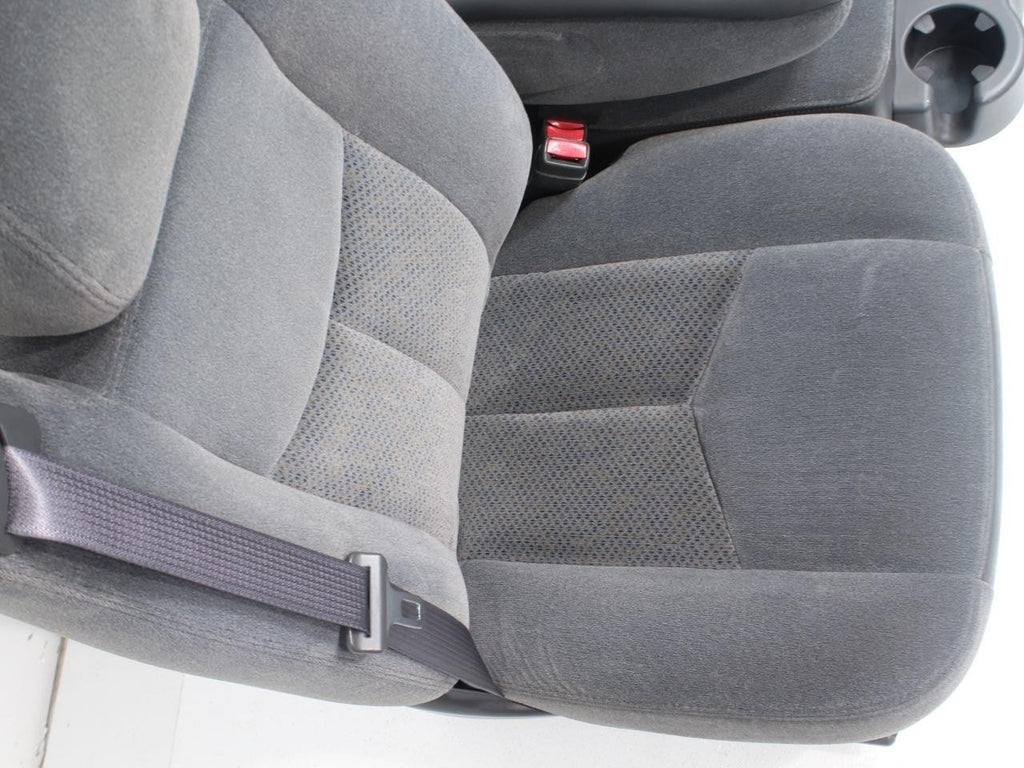 1999-2006 Sierra Silverado Front Seats, Dark Gray Cloth Split Bench w Jump Seat