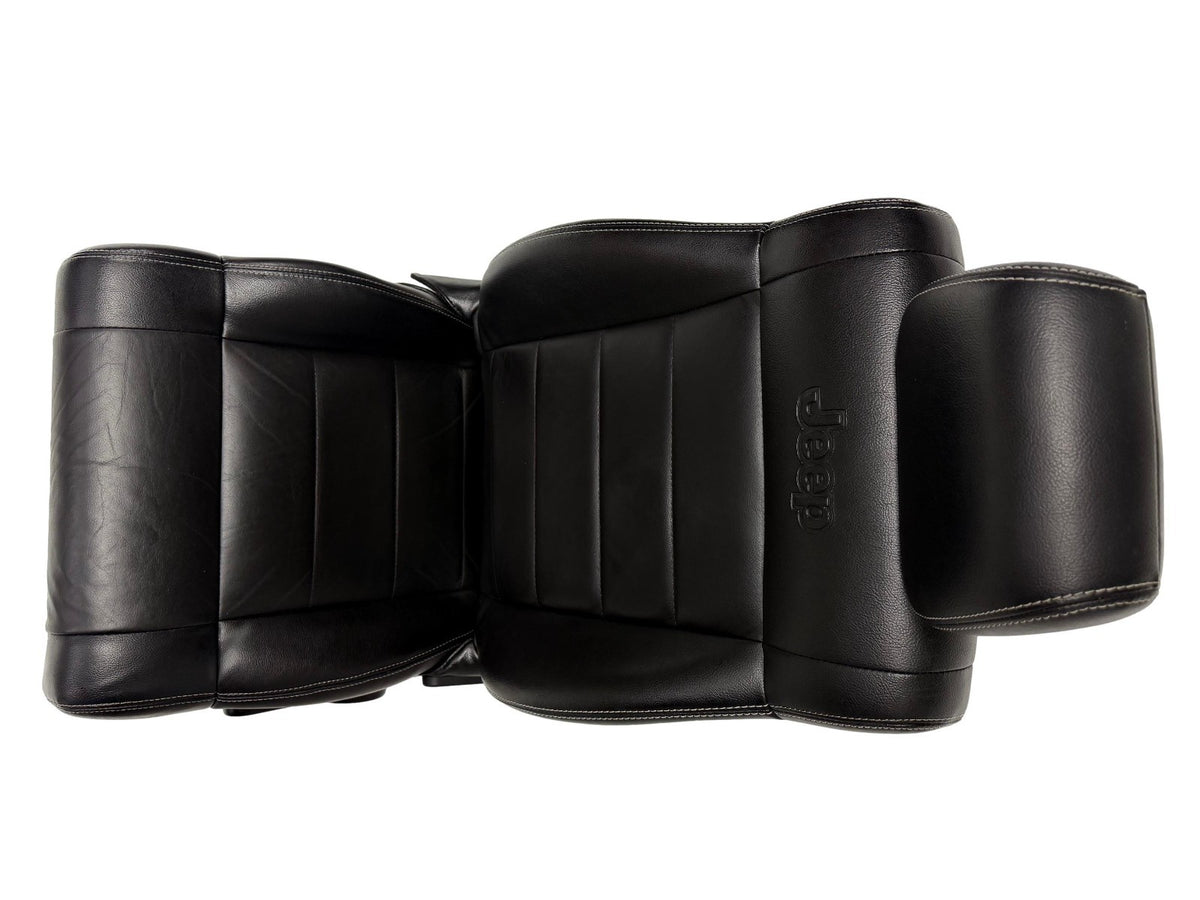 2007-2018 Jeep JK JKU 4-Door Wrangler Unlimited Front Seats, Black Leather Heat