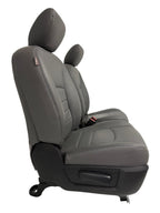 2009 - 2018 Dodge Ram Seats Set Crew Cab, Alea Gray Leather w/ OEM Power Driver