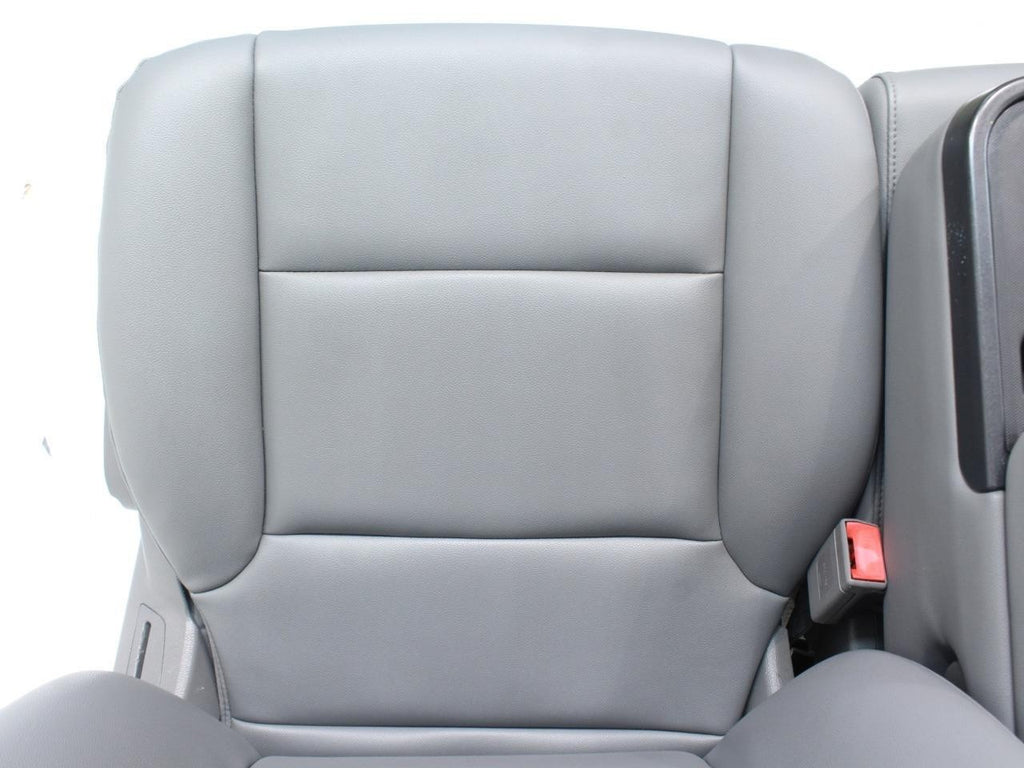 2014 - 2019 Sierra Chevy Silverado Front Seats Set, Work Truck Bench Gray Vinyl