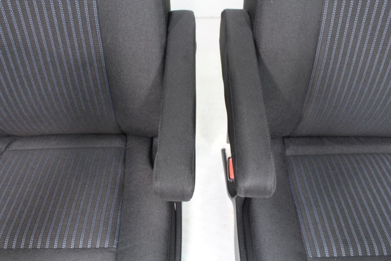2015 - 2023 Ford Transit Black Cloth Front Bucket Seats with Armrests