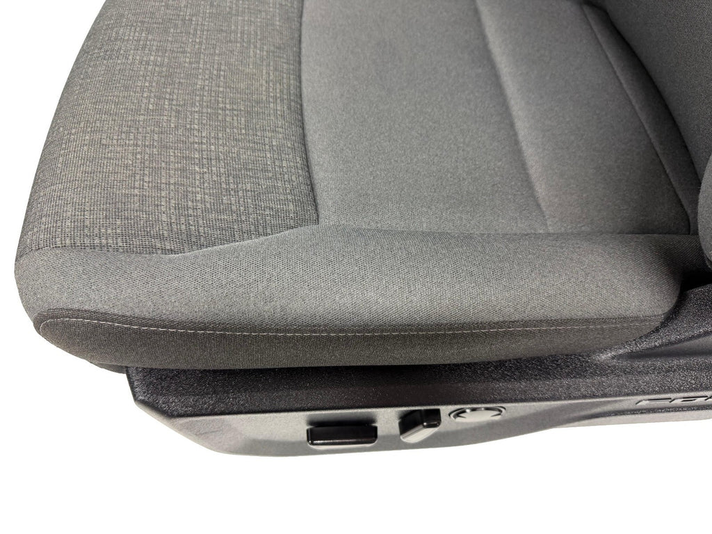 2021-2026 Ford F-150 Front Seats, XLT Mid 302A Gray Cloth OEM Dual Power Heated