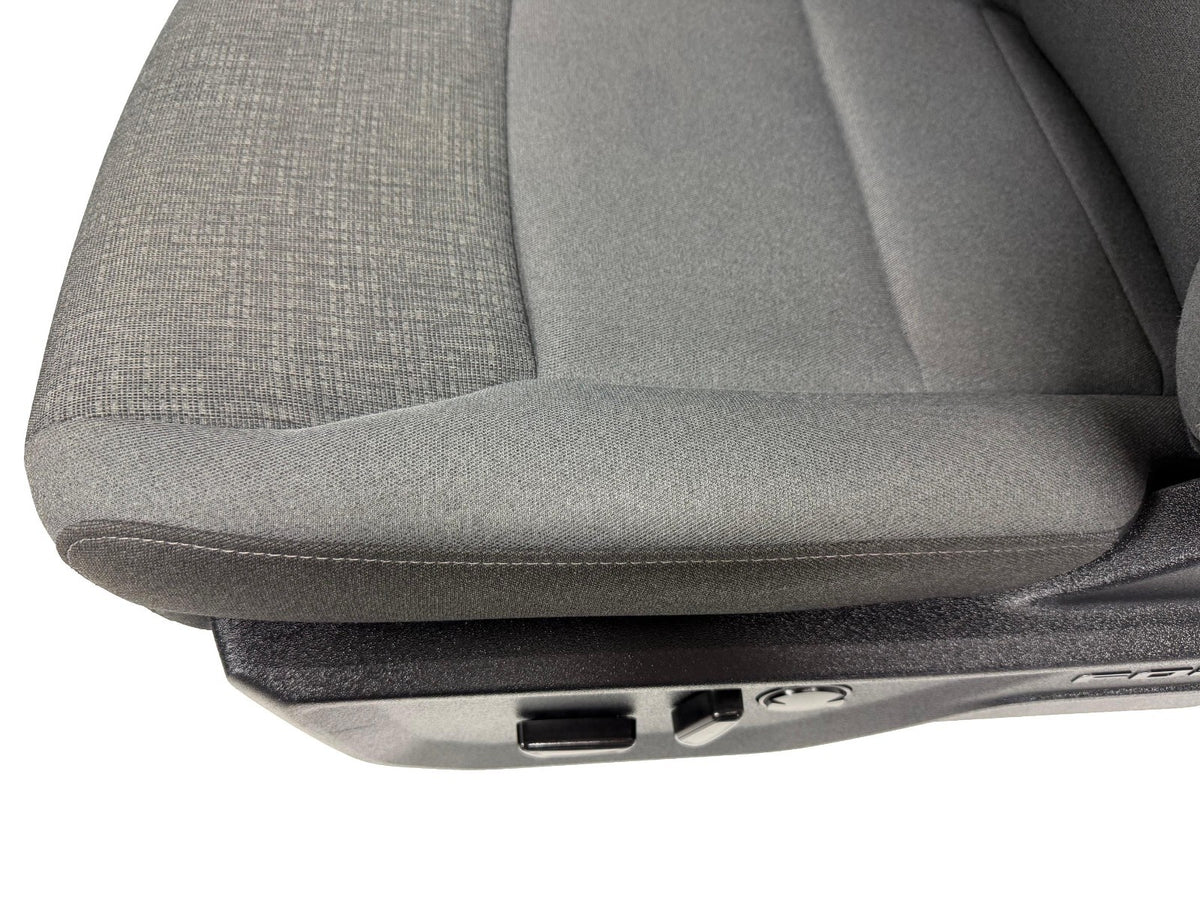 2021-2026 Ford F-150 Front Seats, XLT Mid 302A Gray Cloth OEM Dual Power Heated