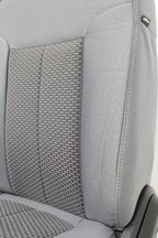 1999 - 2016 Ford Super Duty Front Seats, XL Steel Gray Cloth Manual w/ Jumpseat