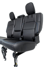 21-25 Jeep JL JLU 4xE Wrangler Back Seats, Black Nappa Leather Surf Blue Stitch