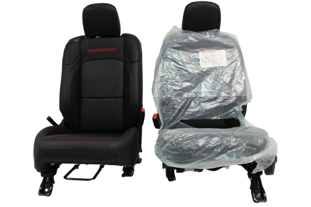 2018-2026 Jeep Wrangler 2dr JL Front & Rear Seats, Rubicon Heated Black Leather
