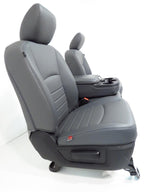2009-2018 Dodge Ram Front Seats Set, Work Grade Gray Vinyl Split Bench Manual
