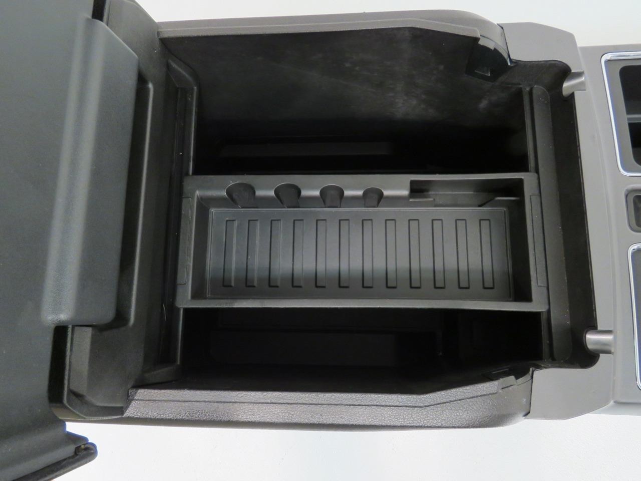 15-22 Ford Truck Center Console & Install Kit w/o Shifter - Black Leather XLT