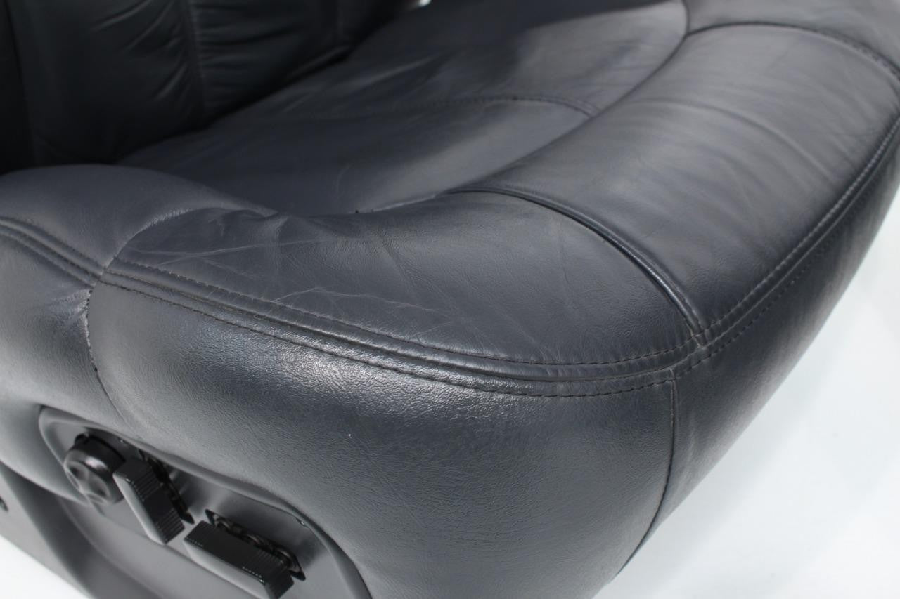 1999 - 2002 GMC Sierra Chevy Silverado Seats, Graphite Off-Black Leather, Power
