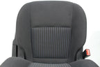 2015 - 2026 Ford Transit Front Seats, Charcoal Cloth w/ Heated Power Driver Seat