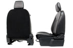 2015 - 12021 Ford Transit 150 250 350 Van Vinyl Front Bucket Seats Black Armrest