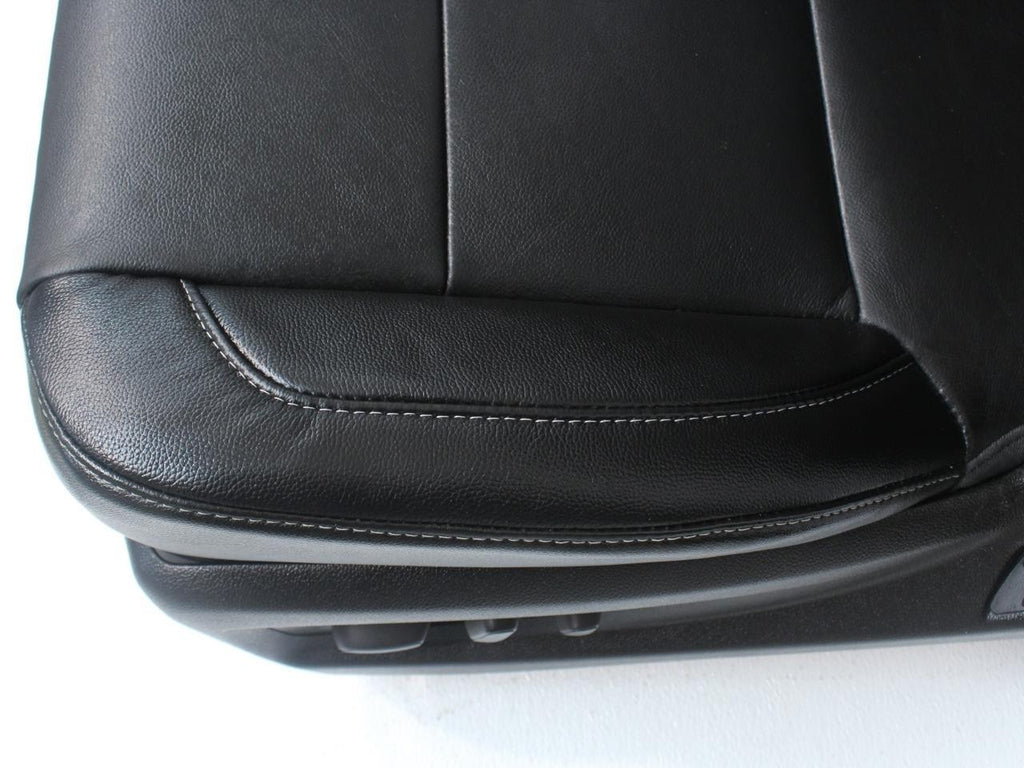 2014 - 2019 GM Sierra Silverado LT Front Seats, Power Black Leather, w/ Jumpseat
