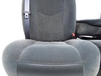1999 - 2006 GM Sierra Silverado Front Seats Set, Manual Dark Gray Cloth 40-20-40