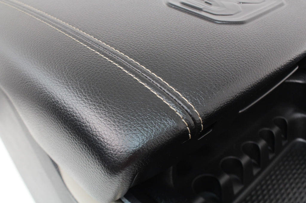 2019 - 2025 Dodge Ram 2500 3500 Center Console w/ Install Kit, Gold Trim & Wood