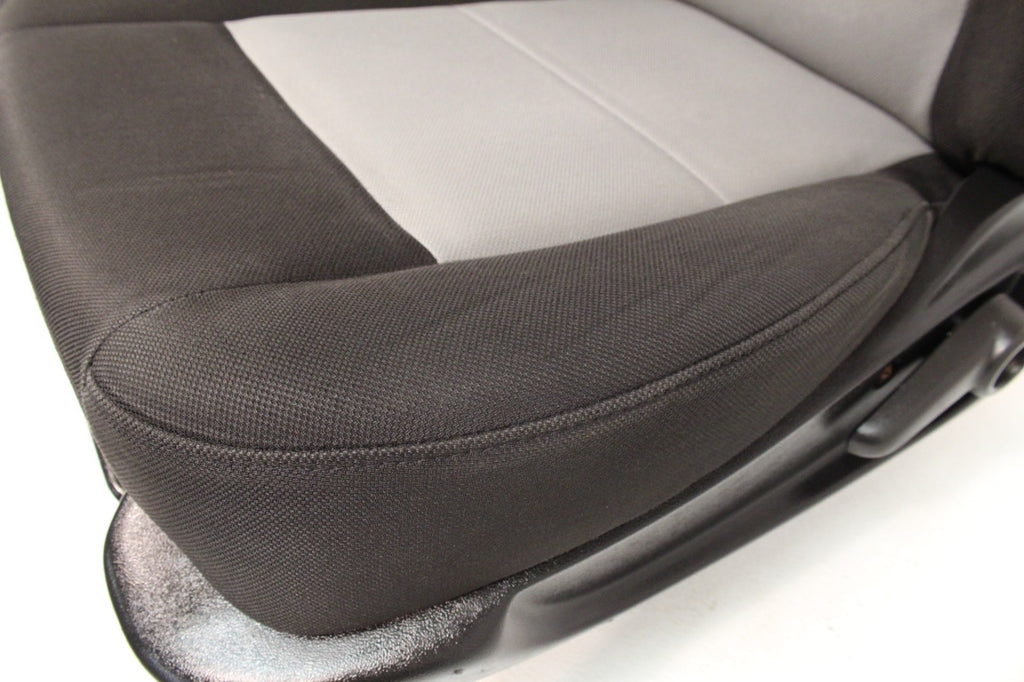 1998 - 2009 Ford Ranger Front Seats, Black Gray Cloth Bucket, Extended Cab