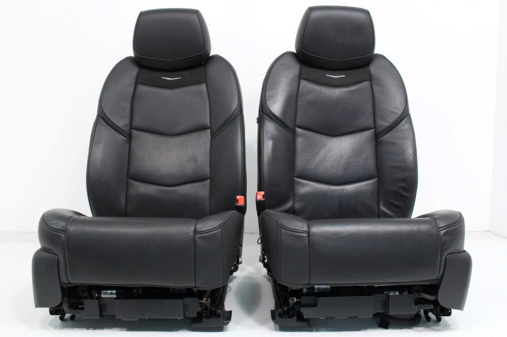 2016 - 2020 Cadillac Escalade Front Leather Powered Seats, Black