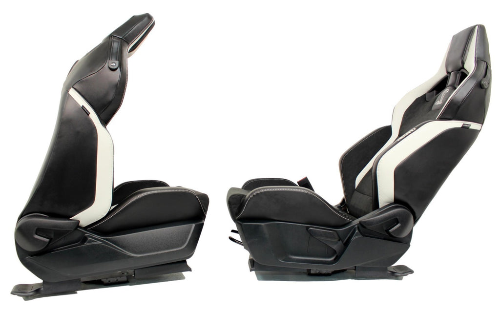 2015 - 2025 Mustang Shelby GT500 Recaro Front Seats Suede S550 S650 OEM Leather