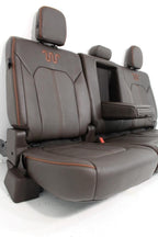 2015-2022 Ford F150 Super Duty Seats Set, King Ranch Java Brown Leather Crew Cab