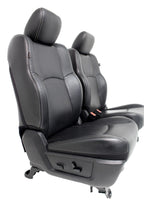 2009 - 2018 Dodge Ram Laramie Black Leather Heated & Cooled Front Seats