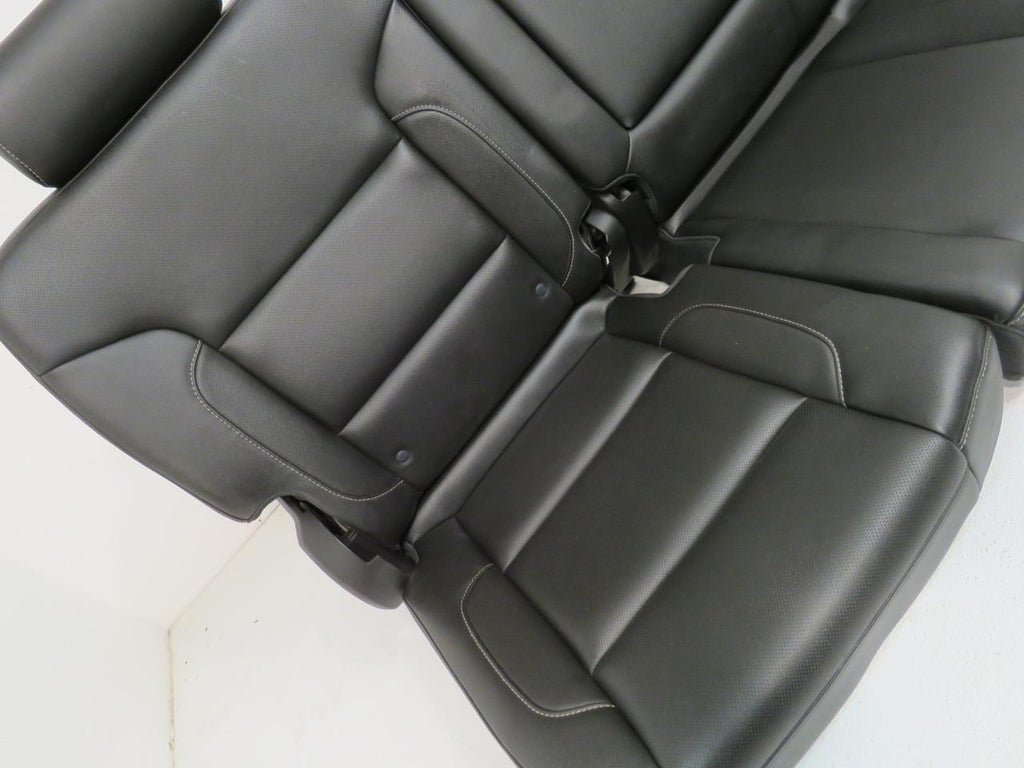2014-2019 Sierra Silverado Crew Cab Rear Seats, LTZ Black Perforated Leather