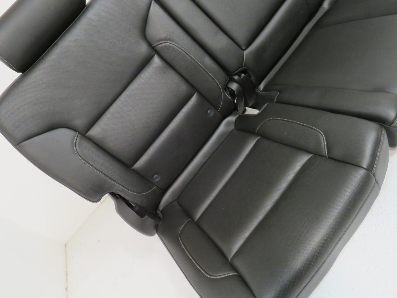 2014-2019 Sierra Silverado Crew Cab Rear Seats, LTZ Black Perforated Leather
