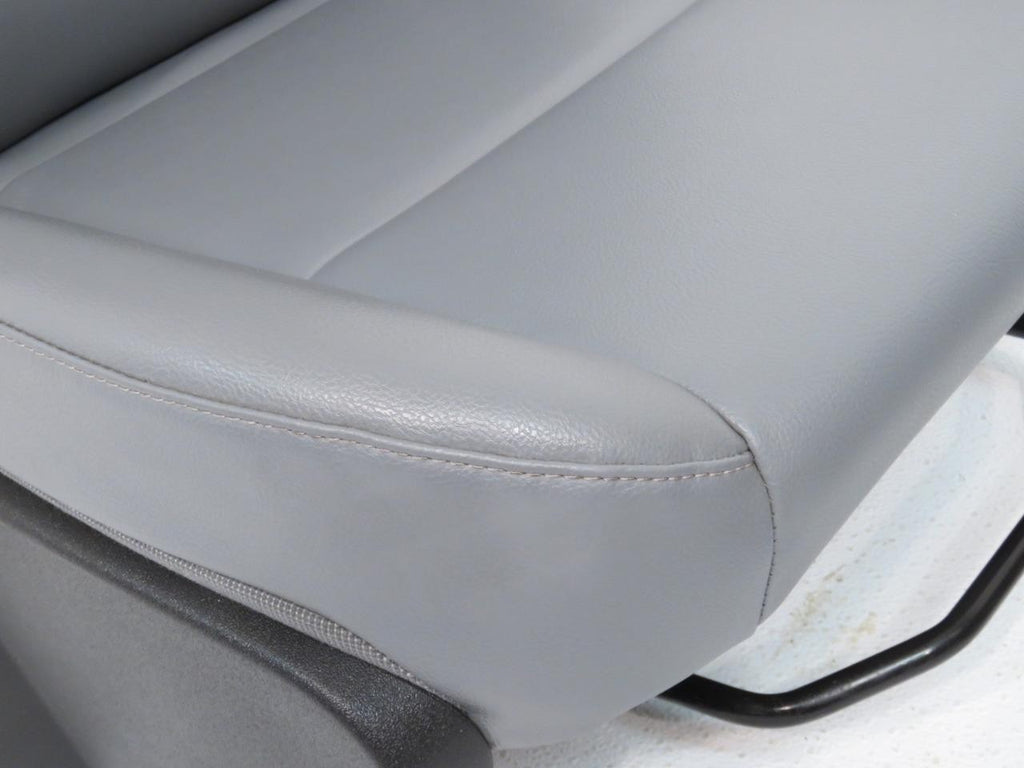 2015 - 2024 Ford Transit Gray Vinyl Front Bucket Seats with Armrests, Mint Used