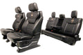 2023 + Ford Super Duty Platinum Seats Set, Black Leather Max Recline Massaging