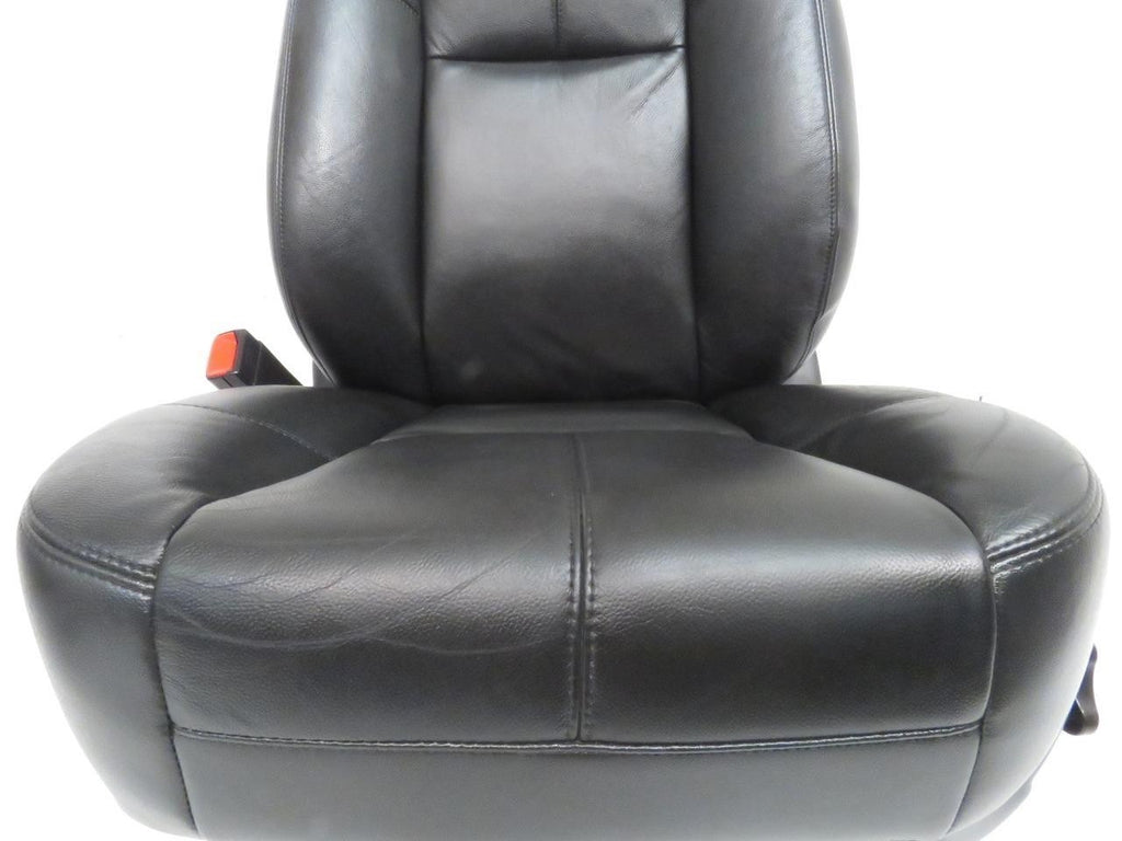 2007 - 2014 GM Silverado Tahoe Front Seats, LT Black Leather Lumbar Power Heated