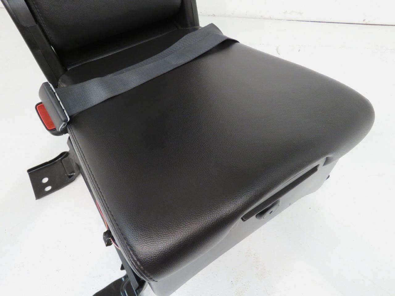07 - 14 Chevy Silverado GMC Sierra Tahoe Yukon Black Leather Jump Seat Console