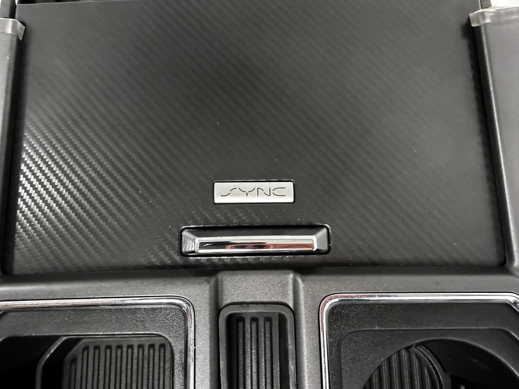 15-22 F150 Super Duty Center Console & Install Kit - Lariat Black Gray Rear Heat